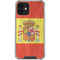 Spain Flag Distressed iPhone 12 Clear Case